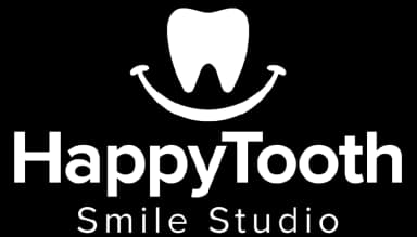 HappyTooth White Logo